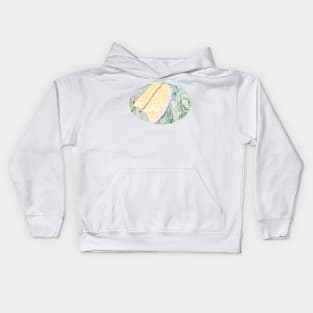 Marbled Paper Slice of Cake Kids Hoodie